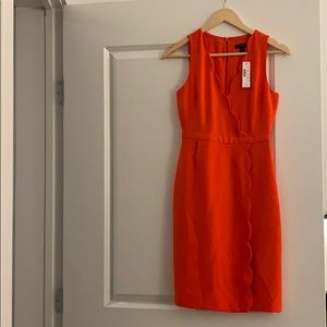 Scallop Trimmed Cocktail Dress